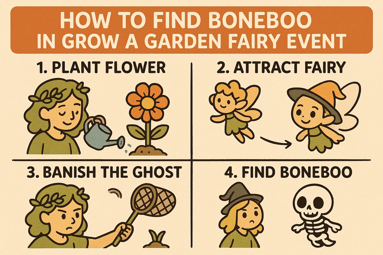 How to Find Boneboo in Grow A Garden Fairy Event