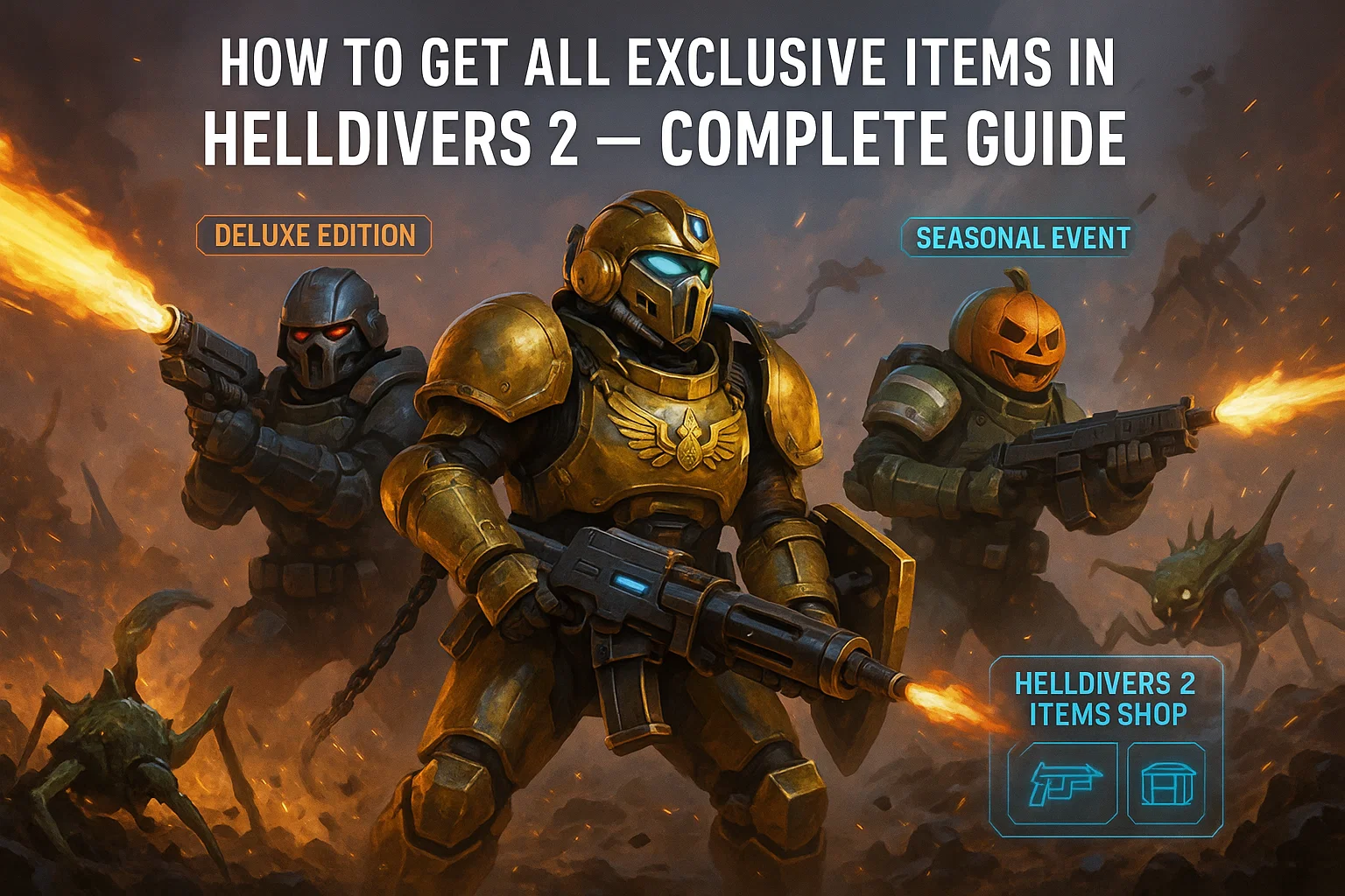 How to Get All Exclusive Items in Helldivers 2 (Complete Guide)