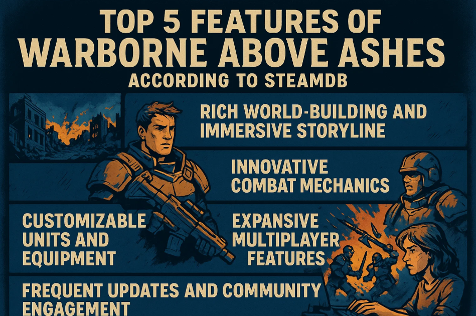 Top 5 Features of Warborne Above Ashes According to SteamDB