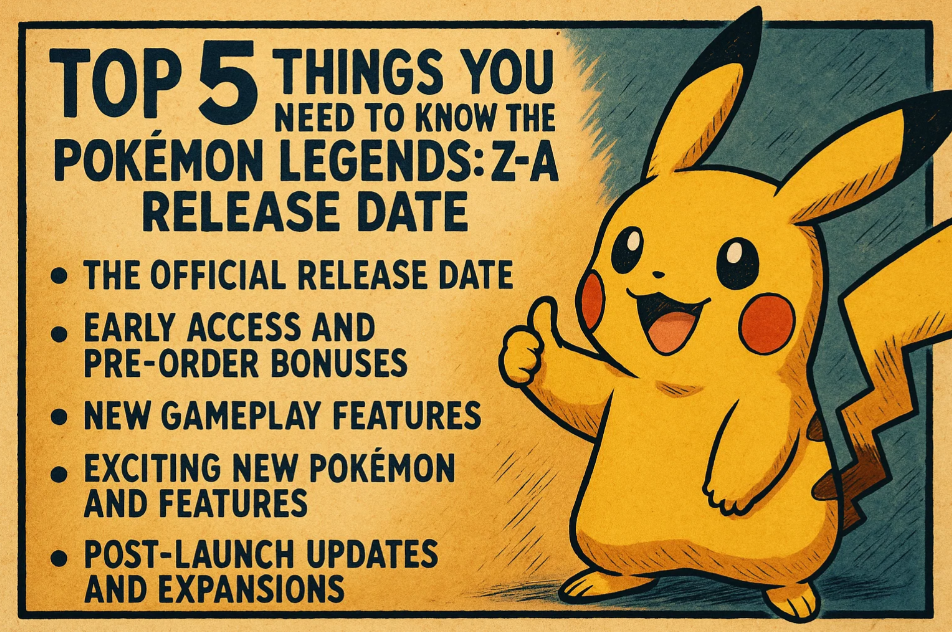 Top 5 Things You Need to Know About the Pokémon Legends: Z-A Release Date