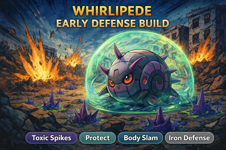 Pokémon Legends: Z-A Whirlipede Early Defense Build