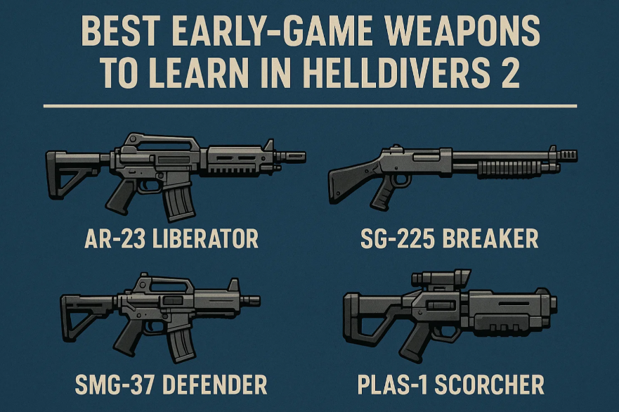 Best Early-Game Weapons to Learn in Helldivers 2