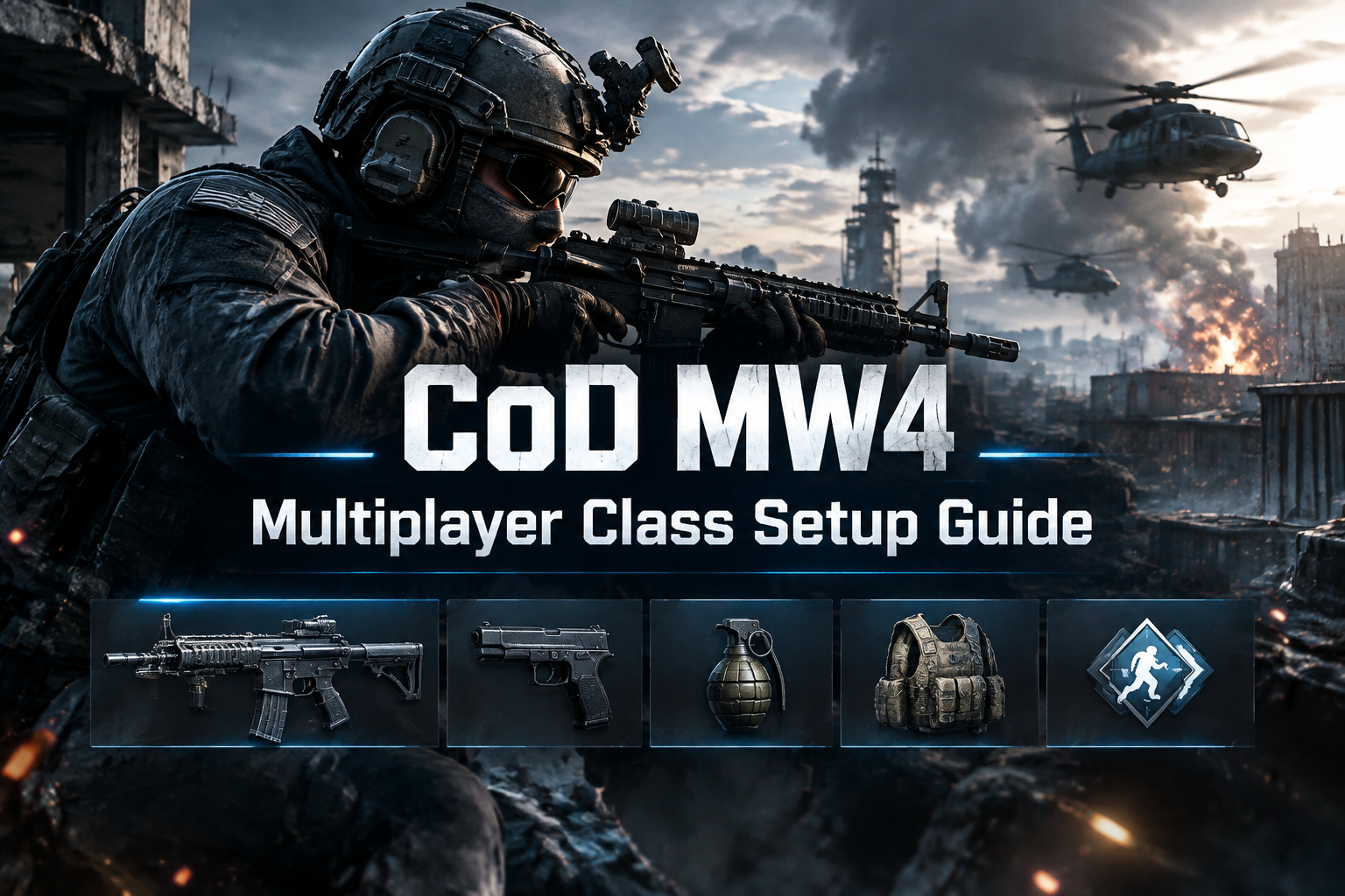 CoD MW4 Multiplayer Class Setup Guide