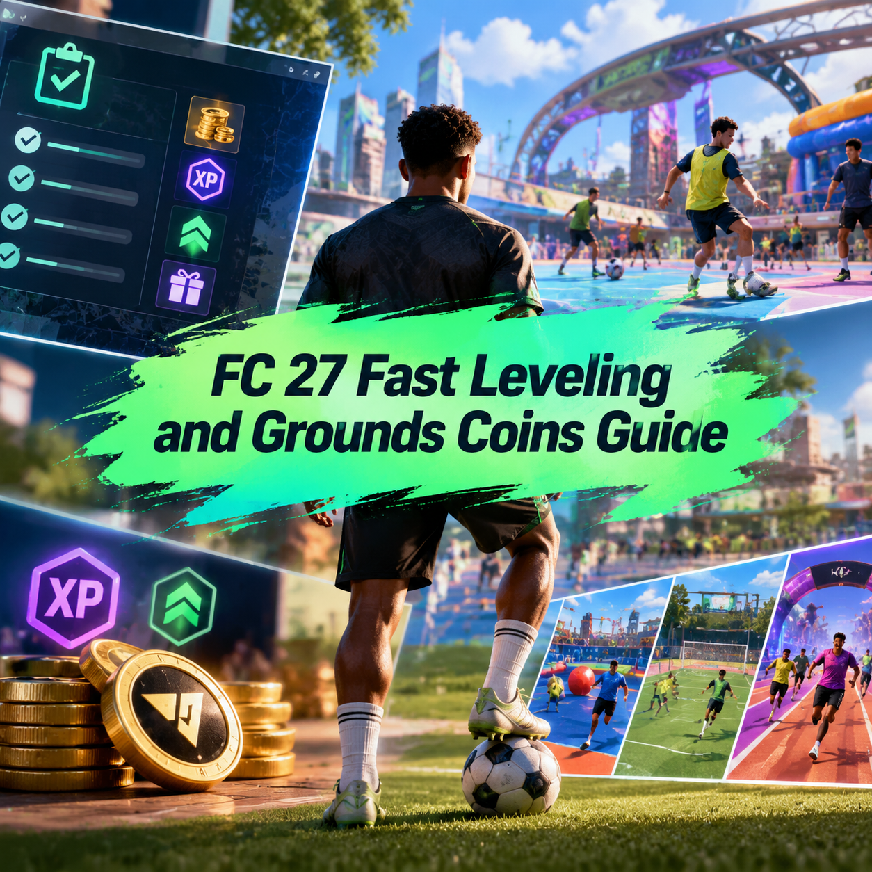 FC 27 Fast Leveling and Grounds Coins Guide