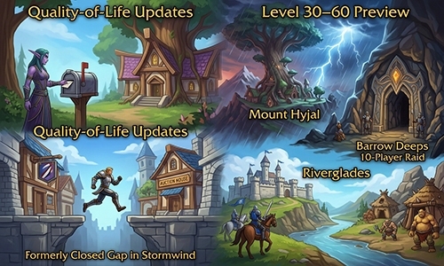 WoW Forever Updates: Quality-of-Life Changes and a Level 30–60 Preview